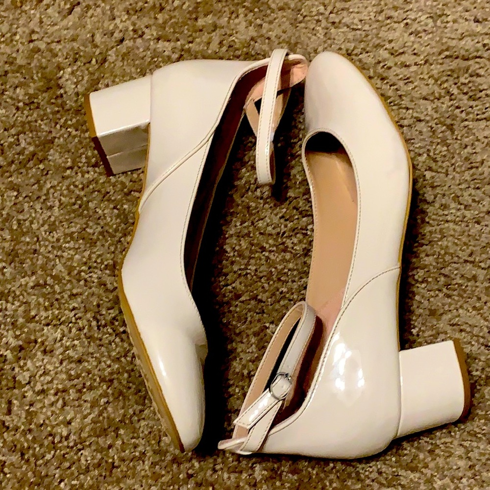Gently used patent leather shoes